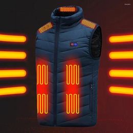 Jachtjassen 13 gebieden verwarmde waistjassen USB oplaadheren elektrisch jasje wasbaar comfortabel voor camping buitenkamperen