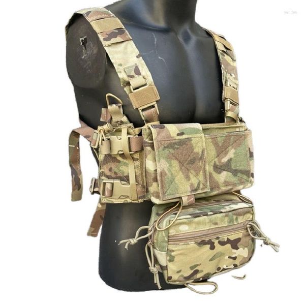 Vestes de chasse 3 D3 500D Original Matte Cordura Fabric Military Chest Rigs SS Vest