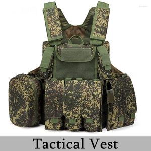 Vestes de chasse 900D Oxford tissu camouflage gilet tactique équipement militaire armée ventilateur CS formation Combat extérieur multi-poches tactique gilet