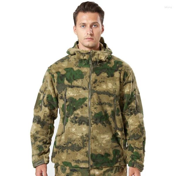 Vestes de chasse A621 hiver militaire russe ATFG vert Camouflage thermique veste polaire chaude accessoires