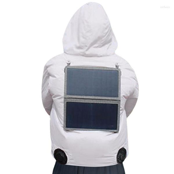 Chaquetas de caza chaqueta con aire acondicionado ventilador mujer ropa de energía Solar ropa de acondicionamiento para hombre cocina