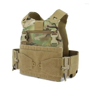 Vestes de chasse Ape Force Gear FCSK Plate Carrier 2.0 Fit D3M 4 Chest Rig MC Multi Camo (051735)