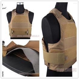 Jacht Jackets Assault Plate Carrier Tactical Vest Pijnbal Molle Combat Gear Coyote Brown Soft Play Safe Protection