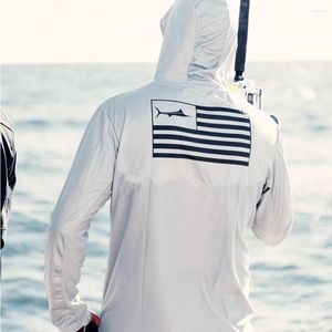 Vestes De chasse BILL FISH Gear hommes à manches longues pêche à capuche en chemises De camouflage vêtements De Performance Camisa De Pesca maillots De soleil