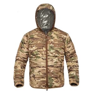 Vestes de chasse Marque hiver Parka hommes militaire Camouflage vêtements printemps chaud thermique à capuche hommes veste d'hiver manteau léger 231215