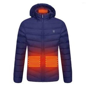 Vestes de chasse Camping randonnée gilets chauffants manteau contrôle Intelligent de la température 9 Zones de chauffage veste thermique rouge bleu noir