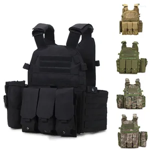 Jachtjassen Borst Rig Molle Vest Multifunctionele Camouflage Body Armor Carrier Heren Dames Combat Equipment Voor Outdoor Fietsen