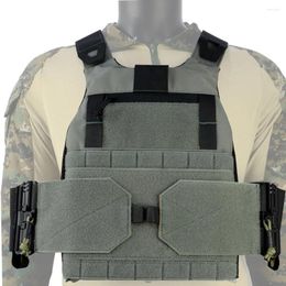 Vestes de chasse EVA gilet tactique léger 500D Nylon Durable corps armure plaque transporteur JPC Molle alimenté gilets de Combat convient aux Sports de plein air