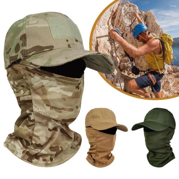 Chaquetas de caza, sombrero, pasamontañas, camuflaje, máscara facial completa, juego de guerra CP, bicicleta militar, ciclismo, ejército, Bandana Multicam para cuello