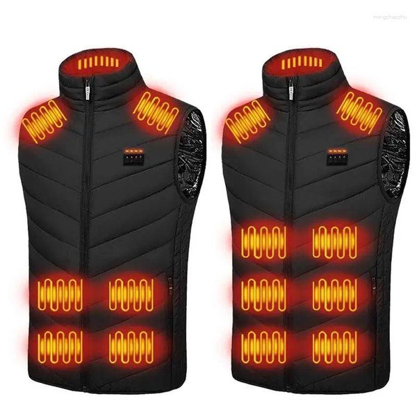 Vestes de chasse veste chauffante gilet intelligent pour hommes avec 3 niveaux de chauffage réglables électriques rapides femmes