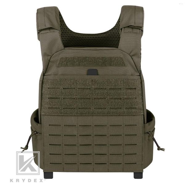 CAZA DE CAZTA KRYDEX Tactical Fuerza Peso Peso Vest Láser Molle Plate Carrier 5.75 8.75 14.75 19.75 lbs para deporte al aire libre