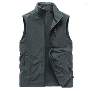 Hunting Jackets Man Fleece Thermal Vest Coat Autumn Winter Casual Waistcoat Outdoor Tactical Military Camping Hiking Motorcycle Casaco