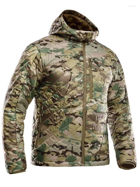 Vestes de chasse pour hommes, vêtements de Ski d'extérieur, chauds et imperméables, en coton, tactiques, Camouflage froid, automne et hiver