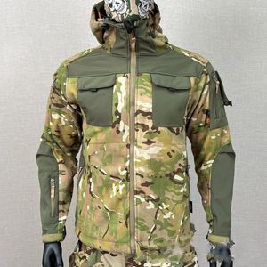 Vestes de chasse hommes Rocker polaire extérieur Patchwork modèle veste Rushing Liner Softshell