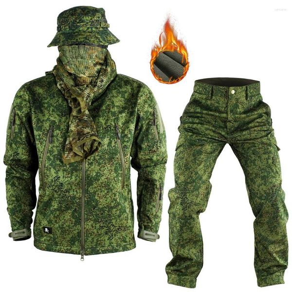 Chaquetas de caza, equipo de uniforme militar, ejército ruso, camuflaje táctico, Rusia, traje de invierno para exteriores, ropa de trabajo, forro polar cálido