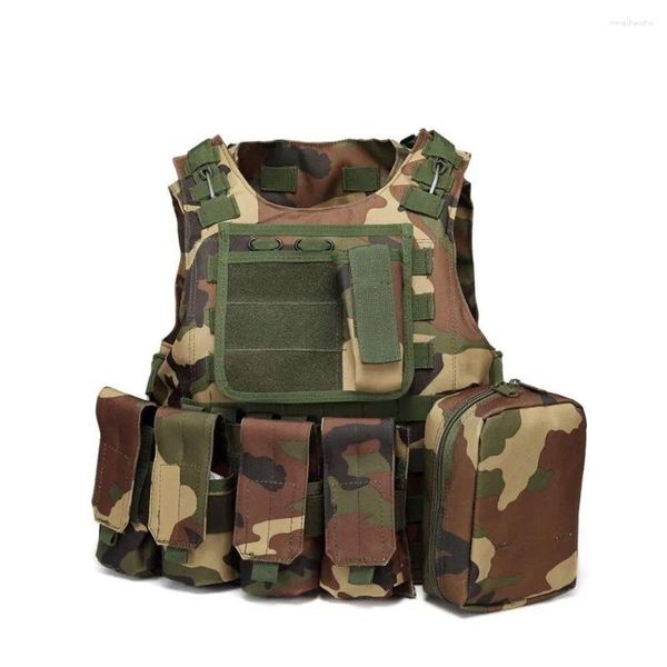 Vestes de chasse Molle Fans militaires hommes femmes gilet tactique extérieur multifonctionnel en Nylon entraînement de Combat CS équipement de terrain taille manteau