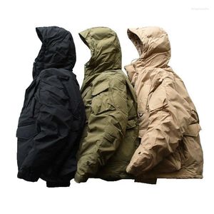 Vestes de chasse multi-poches, vêtements de travail en coton, manteau japonais décontracté, ample et chaud, vêtements d'équitation en plein air, Camping Cargo