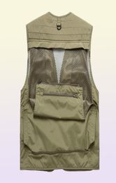 Jachtjassen Multi -use visserijvest snel droge droge multipocket jas outdoor sport survival utility veiligheid waistcoat658281444