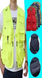 Chaquetas de caza Chaleco de pesca multiusos chaqueta multibolsillo de secado rápido deporte al aire libre supervivencia utilidad chaleco de seguridad 5792337