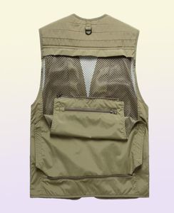 Vestes de chasse, gilet de pêche multi-usage, veste multi-poches à séchage rapide, Sport de plein air, survie, gilet de sécurité utilitaire 8833500