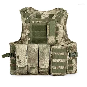 Jachtjassen Outdoor Leger Tactisch Vest Camouflage Militair Body Armor Sportvest Swat Molle Tank Tops