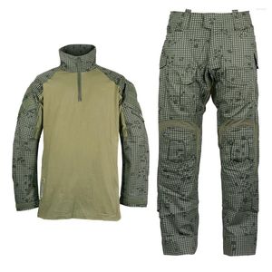 Vestes de chasse tactiques de Sports de plein air pour hommes, combinaison d'entraînement camouflage CS G3, ensemble de Camping de Combat de nuit de sable