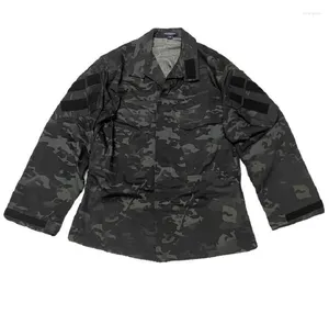 Vestes de chasse Entraînement sportif en plein air combat combat de combat tactique camouflage noir à manches longues Gen3 base