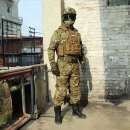 Vestes de chasse Tactique en plein air-3 costume de grenouille set pour SSO Russian Special Forces Combat Adventure Jungle All Terrain Camo
