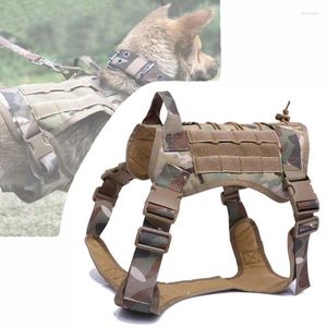 Vestes de chasse, gilet d'entraînement en plein air pour chien, Service tactique Molle, vêtements militaires réglables avec poignée