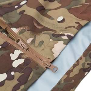 Jachtjassen Outdoor Waterdichte harde schaal Militaire tactische jas Heren Camouflage Hardshell met capuchon Dunne druklijm Windjack