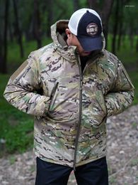 Jachtjassen Outdoor Winter Amerikaanse zware tactische katoenen camouflagejas Herenjas Dikke polaire koude kleding