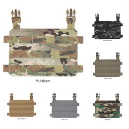 Vestes de chasse Pew Tactical Molle System Thorax Placard Plate Carrier Rabat avant HSP Style CS Accessoires Sports de plein air Militaire