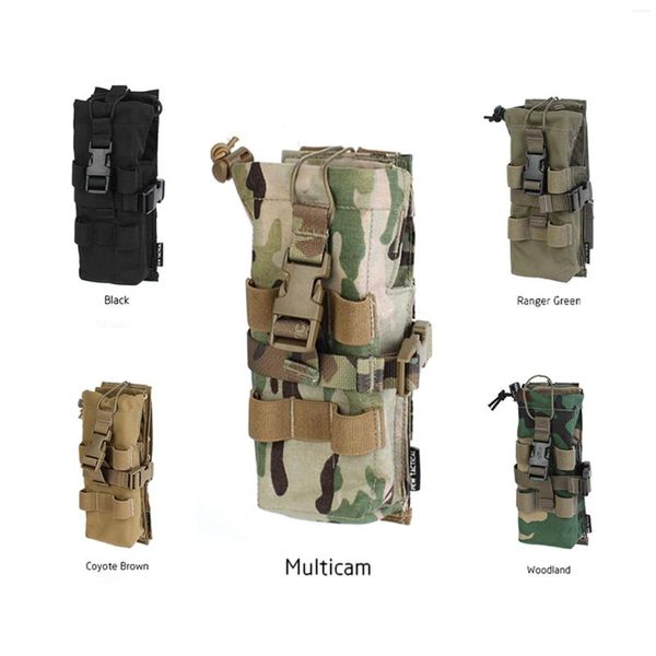 Vestes de chasse Pew Tactical Molle TYR Style PRC-152 Poche radio déroulante / inclinable Équipement de survie en camping en plein air