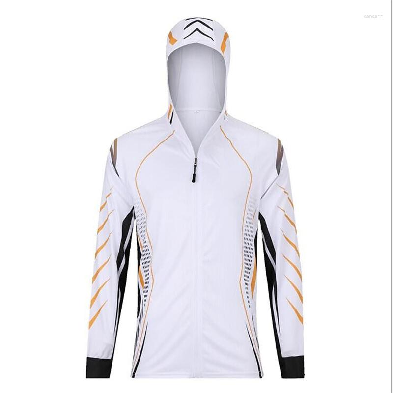 Hunting Jackets Professional Fishing Hoodie With Mask Shirt Jersey Breathable Quick Dry Anti-UV Sunscreen Protection Clothes