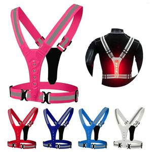 Vestes de chasse Reflective Belt Safety Gest Breathable Night Work Visibilité