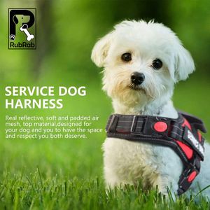 Vestes de chasse RubRab Pet Home Dog Training Harness Vest Service Patchs Drop VIP Link Only