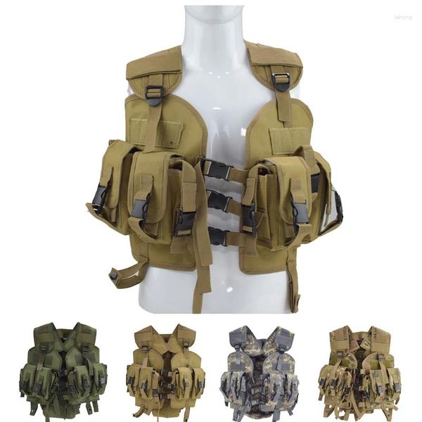 Vestes de chasse tactique ventre poche gilet multifonctionnel transportant les Forces spéciales CS ventilateur militaire sac de rangement de protection équipement