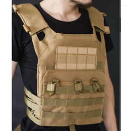 Jachtjassen tactisch lichaam pantser jpc molle plaat drager vest pistool mag chest rig wargame paintball protectieve vest.