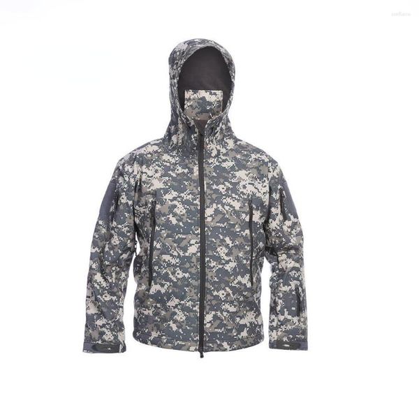 Chaquetas de caza, chaqueta militar de camuflaje táctico, ropa militar, abrigos de trabajo térmicos transpirables, prendas de vestir para hombres, cortavientos