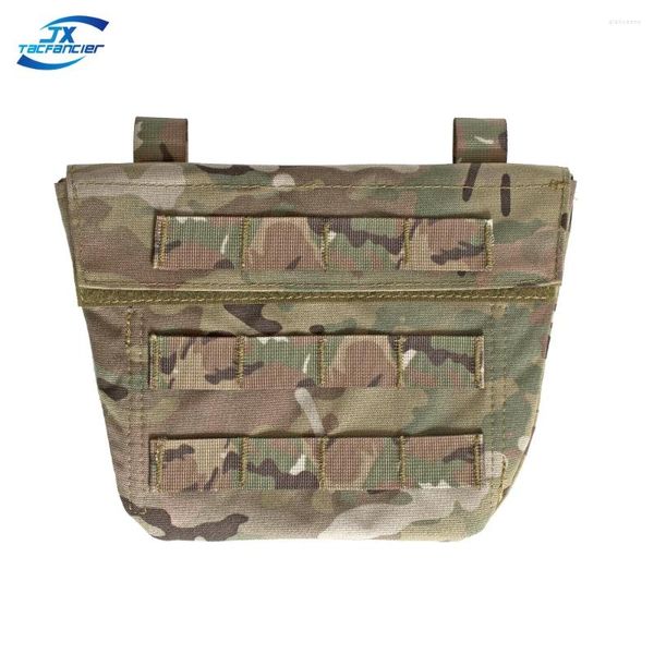 Chaquetas de caza Táctico Panel abdominal inferior Bolsa de entrepierna Protector de ingle Bolsa protectora para el vientre Fanny Pack para AVS JPC CPC Accesorios para chaleco