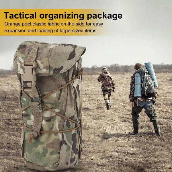 Chaquetas de caza Molle táctico Universal GP bolsa ancha y alta gran capacidad con orificio de drenaje Kit de almacenamiento militar para exteriores