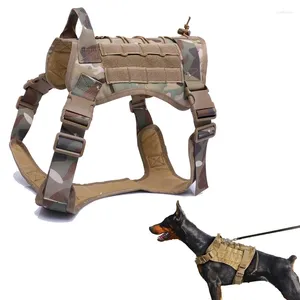 Vestes de chasse Tactical Service Dog Vest respirant Vêtements militaires K9 Formation de taille réglable K9 MOLLE