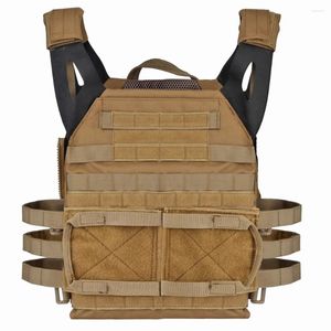 Chaquetas de caza Chaleco táctico Portador de placa saltable JPC 2.0 Armadura corporal ligera Accesorios Molle de combate Bolsa de paquete de panel con cremallera