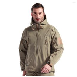 Chaquetas de caza TAD Gear táctico Softshell camuflaje al aire libre HIiking chaqueta hombres ejército deporte ropa impermeable militar