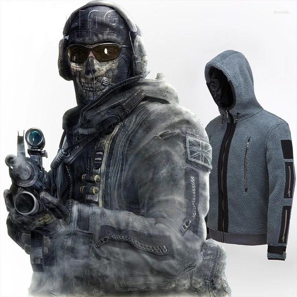 Vestes de chasse TF141 Équipe uniforme Ghost Combat combat combat veste militaire Men décontracté manteau thermique
