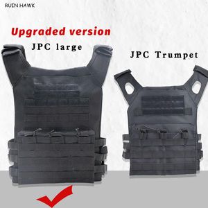 Jachtjassen verbeterde versie JPC Tactical Molle Vest Men Outdoor Sport Paintball gewapend lichaam pantser militair leger gevechten