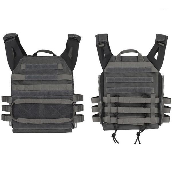 Chaquetas de caza VE-63 Chaleco Molle para exteriores Hombres Mujeres Portador de carga ajustable Protector de pecho para senderismo Camping Mochilero Montañismo1