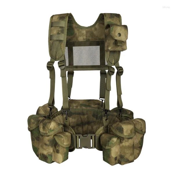 Vestes de chasse YAKEDA 1000D Nylon vert Camouflage harnais gilet tactique poitrine plate-forme