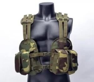 Jachtjassen YAKEDA Woodland Ak Quick Release Navy Seal Militair Accessoire De Combat Militaire Load Gear Tactisch Vest Borst R1717474