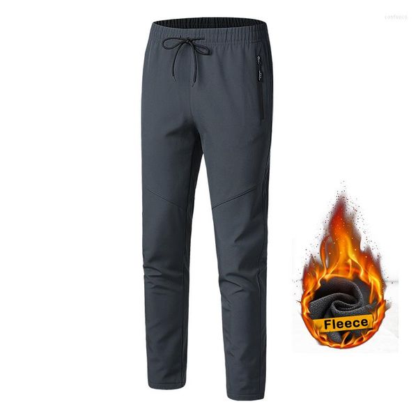 Pantalones de caza senderismo mujer a prueba de viento impermeable polar cálido pantalones Camping esquí montaña escalada invierno deportes al aire libre